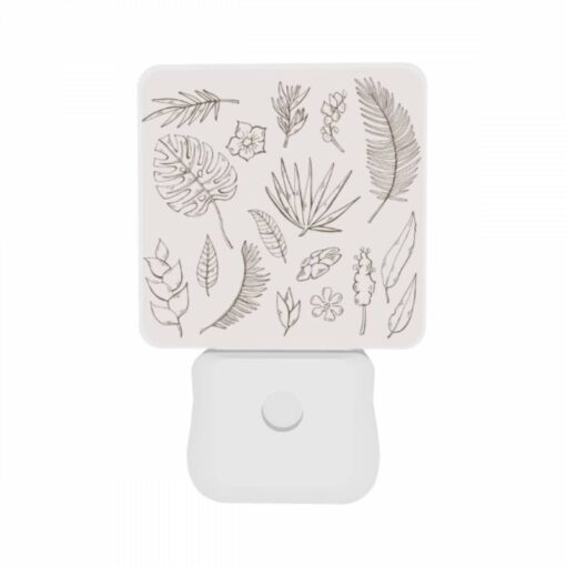 Night Light Set Of 2, A Collection Of Leaves And Flowers In Various Colors. -Nuas Diy Shop 405e30d21b8d8765f6201e7b22424f845e8b3c38