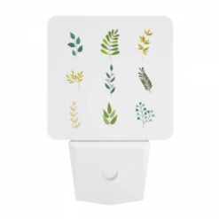 Night Light, Six Different Types Of Leaves Are Shown In A Row. -Nuas Diy Shop 410ec74cb5e86a75c1a9a889108bb440994e268f