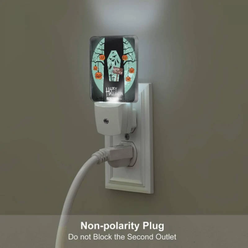 Night Light Set of 2, A tree with a sign that says Happy Halloween. Night Light Set Of 2, A Tree With A Sign That Says Happy Halloween. -Nuas Diy Shop 4116ef1a0c421f3d53b5bd5de6bb342f33324501