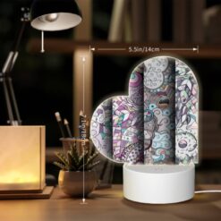 Love Acrylic Night Light, Four Different Colored Designs Of Flowers And Leaves. -Nuas Diy Shop 415d006affe75d2ab035d7a159a9824e1caedd2a