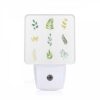 Night Light, Six Different Types Of Leaves Are Shown In A Row. -Nuas Diy Shop 41636443378eb603c555215245bed4ccd7a90bfb