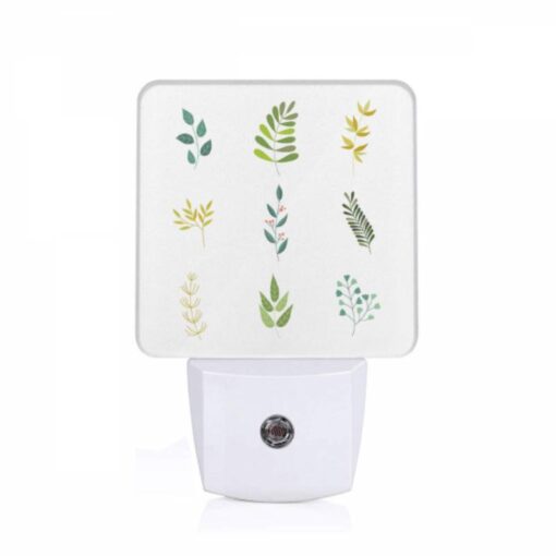 Night Light, Six Different Types Of Leaves Are Shown In A Row. -Nuas Diy Shop 41636443378eb603c555215245bed4ccd7a90bfb