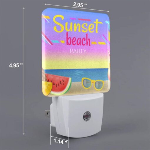 Night Light, A Colorful Beach Party Advertisement With A Watermelon -Nuas Diy Shop 41d8d3cf4b15bd502fdcb6116ae9d53f913afd82