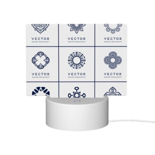 Rectangular Acrylic Night Light, A Collection Of Six Different Vector Logos. -Nuas Diy Shop 42aadca955748c0a4f2dbe7ad864711f3c701cc6