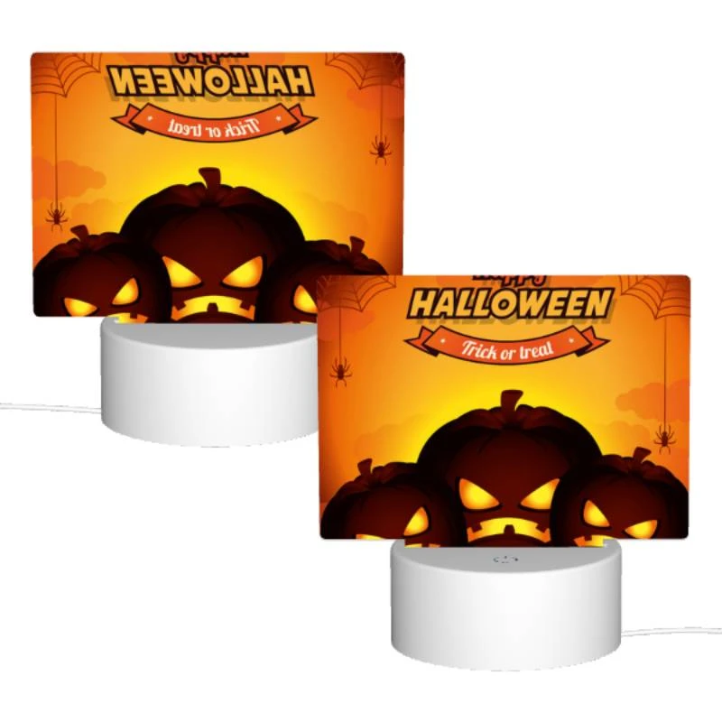 Rectangular Acrylic Night Light, Three pumpkins with scary faces on them. Rectangular Acrylic Night Light, Three Pumpkins With Scary Faces On Them. -Nuas Diy Shop 4309d23e4105e7532cad7f45483fe4cf9cc88254