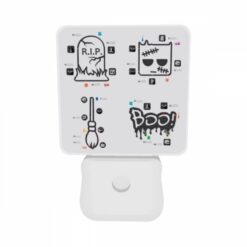 Night Light Set Of 2, Four Different Halloween Themed Stickers Are Shown. -Nuas Diy Shop 434ffe395277da3817feb85a10d3b981df5c0024