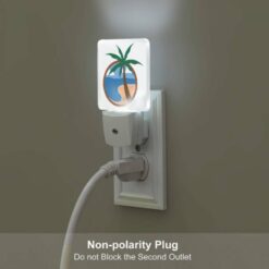 Night Light, A Picture Of A Palm Tree On A Beach. -Nuas Diy Shop 4376c3f3fd36cc574c036b9ece861f7d525f6590