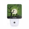 Night Light, A Spooky Halloween Scene With A Full Moon And Bats. -Nuas Diy Shop 43f95a60ccc9de113b90e42da64dc67547a1f7ac