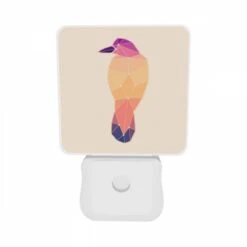 Night Light Set Of 2, A Bird Is Shown In A Colorful Geometric Pattern. -Nuas Diy Shop 448c7e842725a2286d11ed3fe78fc3eed4e79945
