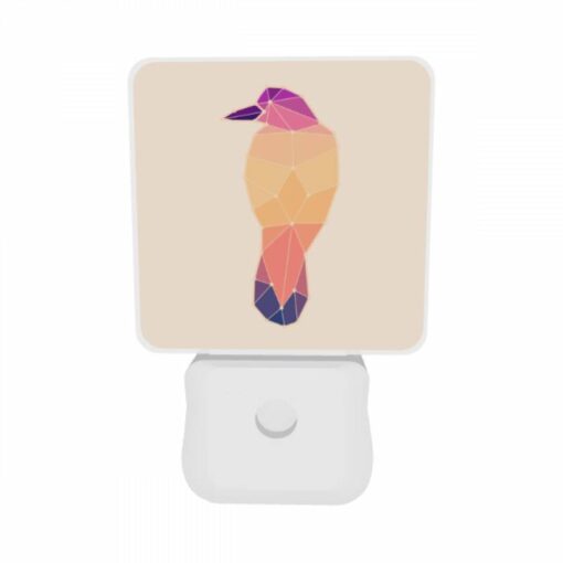 Night Light Set Of 2, A Bird Is Shown In A Colorful Geometric Pattern. -Nuas Diy Shop 448c7e842725a2286d11ed3fe78fc3eed4e79945