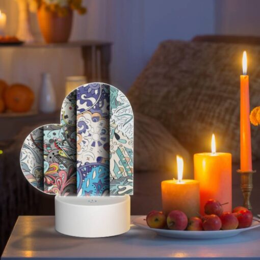 Love Acrylic Night Light, Four Different Colored Clocks Are Displayed On A Wall. -Nuas Diy Shop 45c834d7c68470af9e9c9418d4b7fff392597fe7