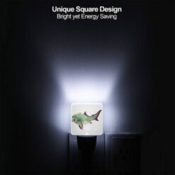 Night Light, A Green And Purple Shark With A Red Fin. -Nuas Diy Shop 45e1ebbefd33443c672b114673889e1f96507169