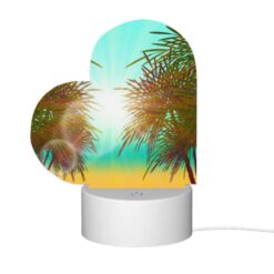 Love Acrylic Night Light, A Sunset With Two Palm Trees In The Foreground. -Nuas Diy Shop 47793b4f778f7f8f5a5b1fd6270f8676dc4a9360