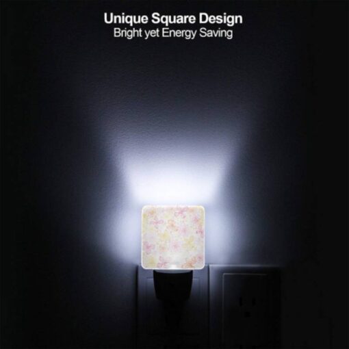 Night Light, A Pink And Yellow Flower Pattern. -Nuas Diy Shop 47fa0641082676d4523a8c8bee89c2616e37cdbd