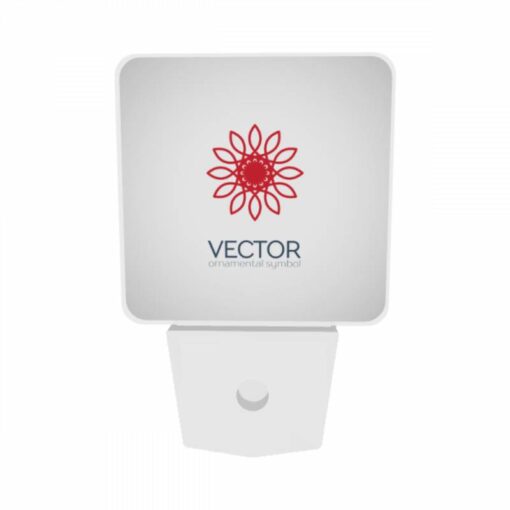 Night Light Set Of 2, A Red And White Flower With A Red Center. -Nuas Diy Shop 481bd75b31f8d0c4e9acfb95038d091bb04ff5a1