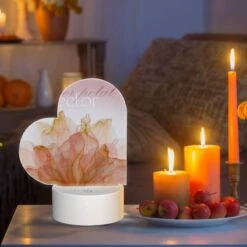 Love Acrylic Night Light, A Flower With A Long Stem. -Nuas Diy Shop 4851656e32eea7cd27c8610bae0d7217fa65da29