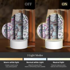 Love Acrylic Night Light, Four Different Colored Designs Of Flowers And Leaves. -Nuas Diy Shop 486f15dc5c502e1b8d9db7842ee53489d29b0403