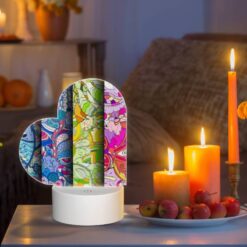 Love Acrylic Night Light, Four Different Colored Designs Of Flowers. -Nuas Diy Shop 4b1355dd07e6a395eeb956b37ba5745cb815f3f4