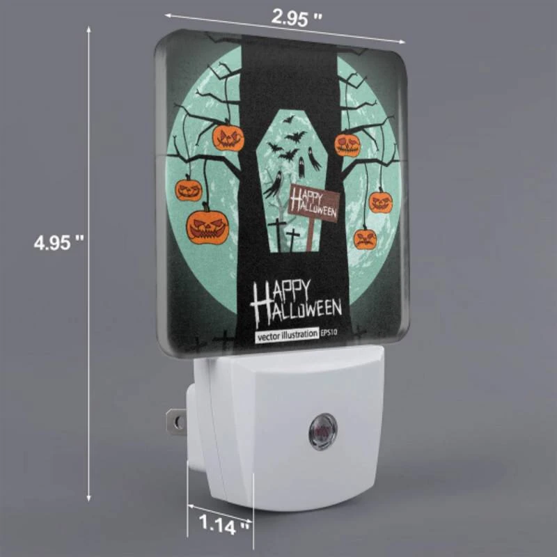 Night Light Set of 2, A tree with a sign that says Happy Halloween. Night Light Set Of 2, A Tree With A Sign That Says Happy Halloween. -Nuas Diy Shop 4b444fa3fd6fef8227c06a419f0f57c680717df3
