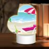 Love Acrylic Night Light, A Pink Umbrella Is Set Up On A Beach -Nuas Diy Shop 4bebc84a3f4b47756889d78f89e808fdd3f74d6d