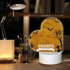 Love Acrylic Night Light, A Halloween Greetings Card With A Spider And Bats On It. -Nuas Diy Shop 4c3f6fe8e3864a299dee4fcebf8395a944e0a999