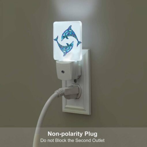 Night Light Set Of 2, Two Dolphins Are Swimming Together In The Ocean. -Nuas Diy Shop 4c9cd3a1ce8462caaf62beddd889f3153d95617d
