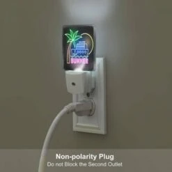 Night Light Set Of 2, A Neon Sign That Says "Summer" With A Boat On It. 6 Night Light Set Of 2, A Neon Sign That Says "Summer" With A Boat On It. -Nuas Diy Shop 4e30a377abfc9a980f5f6117151822cbf7825705