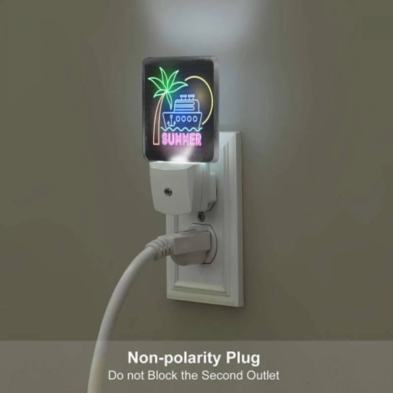 Night Light Set of 2, A neon sign that says "Summer" with a boat on it. Night Light Set Of 2, A Neon Sign That Says "Summer" With A Boat On It. -Nuas Diy Shop 4e30a377abfc9a980f5f6117151822cbf7825705