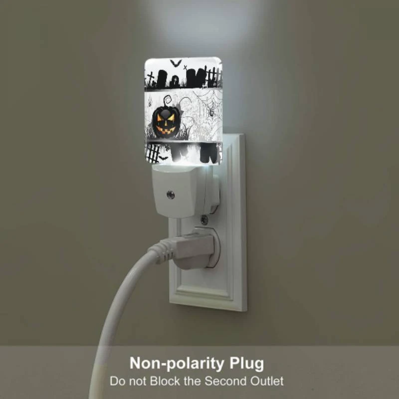 Night Light Set of 2, A spooky Halloween scene with a pumpkin and a spider web. Night Light Set Of 2, A Spooky Halloween Scene With A Pumpkin And A Spider Web. -Nuas Diy Shop 4fe0f47d4fd3053d049089c1442ce97ea6b0a022