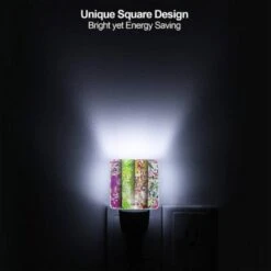 Night Light Set Of 2, Three Colorful Designs Are Displayed On A Row. 5 Night Light Set Of 2, Three Colorful Designs Are Displayed On A Row. -Nuas Diy Shop 503330078d94f2c9657b13a39c3e7ef2bac8fe90