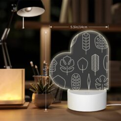 Love Acrylic Night Light, A Collection Of Leaves In Various Shapes And Sizes. -Nuas Diy Shop 50b96f60c32ad12bca3c439d5fd5ef586f3ba1bb