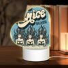 Love Acrylic Night Light, A Colorful Poster Of Four Women With Long Hair And A Beach Setting. -Nuas Diy Shop 5124a8b9ee16d3553fd4477f6e1b03bbfa690b91
