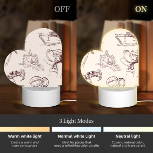Love Acrylic Night Light, A Collection Of Drawings Of A Woman -Nuas Diy Shop 512b41d3eda69cd016cd8f84d1926eafe3ce95a9