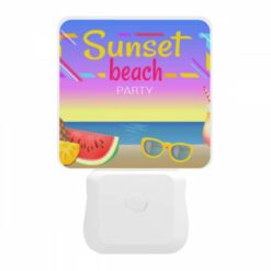 Night Light, A Colorful Beach Party Advertisement With A Watermelon -Nuas Diy Shop 51d6dccd49e445403ba9e62d8cfefb5583104eb4