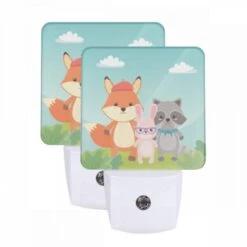 Night Light Set Of 2, A Fox