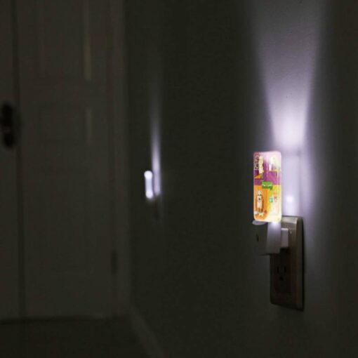 Night Light, Four Different Animals Are Shown In A Row -Nuas Diy Shop 527967046a4dae39b3f743045d8a7cf3d453fc3d