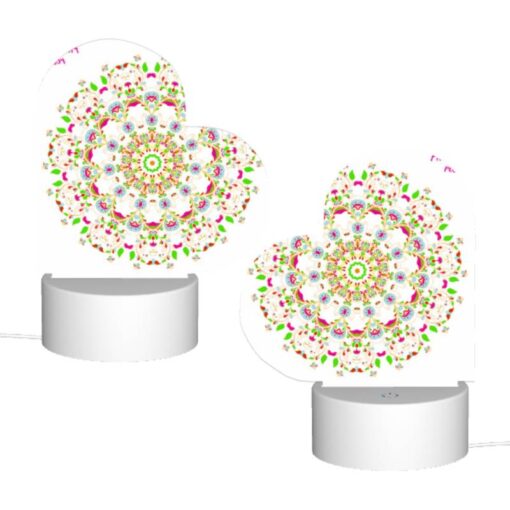 Love Acrylic Night Light, A Colorful Floral Lace Design. -Nuas Diy Shop 52ecba5c3c7636e2ad3fdb97ffbf600780b0e7d2
