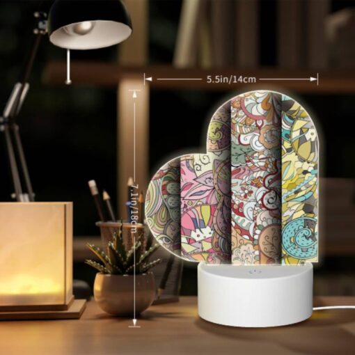 Love Acrylic Night Light, Three Colorful Designs Are Displayed On A Wall. -Nuas Diy Shop 568ba685e46821217875ea6454c01a6caf76a30a