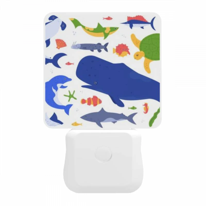 Night Light, A colorful cartoon of various sea creatures. Night Light, A Colorful Cartoon Of Various Sea Creatures. -Nuas Diy Shop 56b7d542337f83dfcfd13917e8ab9396c4dfdb77