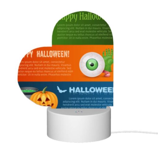 Love Acrylic Night Light, A Colorful Poster With Four Different Halloween Images. -Nuas Diy Shop 58210a7055f99093d7d661dfd718bb9bb6b9548b