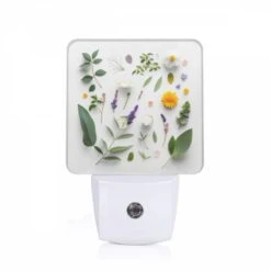 Night Light, A Collection Of Various Plants And Flowers.