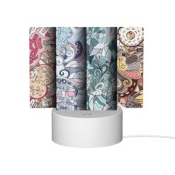 Rectangular Acrylic Night Light, Three Colorful Designs Of A Dragon On A Wall. -Nuas Diy Shop 596cf8f78d518ee7b0f11c36cf7840edaa9f06a2