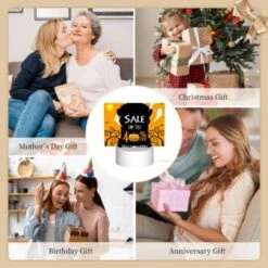 Rectangular Acrylic Night Light, A Halloween Sale Sign Advertises A 40% Discount. -Nuas Diy Shop 5a1dfee7adac825756834a9cf489727bd444abdd