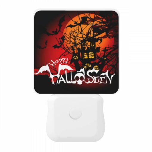 Night Light, A Halloween Poster With A Castle And Bats. -Nuas Diy Shop 5a237a0db7fa07bc3599ac9466178a6ad9b6f336