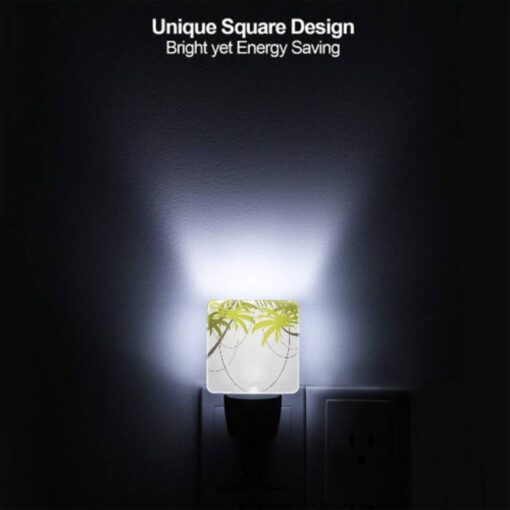 Night Light Set Of 2, A Bunch Of Green Leaves Are Connected To Each Other. -Nuas Diy Shop 5a2f0251a65dd499d6dea81b61236234379612fd