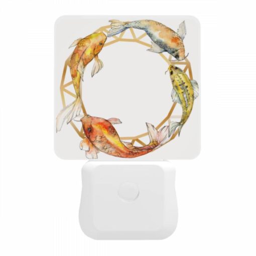 Night Light, Three Fish Are Swimming In A Circle. -Nuas Diy Shop 5a394433c5660d3d8bb93515b7d8de15aaf9e503