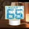 Rectangular Acrylic Night Light, A Blue And Yellow Shirt With The Number 66 On It. -Nuas Diy Shop 5a77cd64a6fe7daf26a3e013c1a279f21fb6cbb9