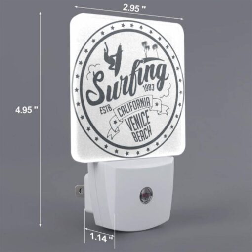 Night Light Set Of 2, A Logo For A Surfing Event In California. -Nuas Diy Shop 5ae66563d5bd471adc7de1c9b4834d2f95ebee0f