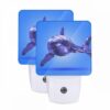 Night Light Set Of 2, A Blue Shark With A Mouth Full Of Teeth. -Nuas Diy Shop 5b016989306f69a5e907ca6631dd3e855ea7c7a3