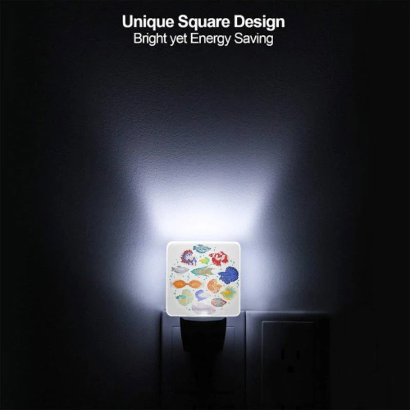 Night Light Set of 2, A colorful collection of fish in a circle. Night Light Set Of 2, A Colorful Collection Of Fish In A Circle. -Nuas Diy Shop 5b13aad538721dbf2164fabf4b4b50efc53b14b6